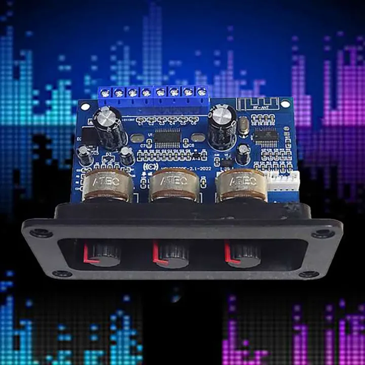 2X25W+50W%202.1%20Channel%20Bluetooth%205.0%20Subwoofer%20Class%20D%20Audio%20Amplifier%20Board%20Kit%20with%20DC%20Female+USB%20Cable+Remote%20Control%20-%20Image%209