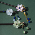Ebony Tassel Step Shaking Hairpin Chopstick Hair Stick Chinese Style Vintage Wooden Hairpin Hair Ornament Hair Accessories Bayline.