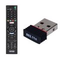 Realtek USB Wireless 802.11B/G Lan Card Wifi Network Adapter RTL8188 & Smart Tv Remote Control -Tx102U. 