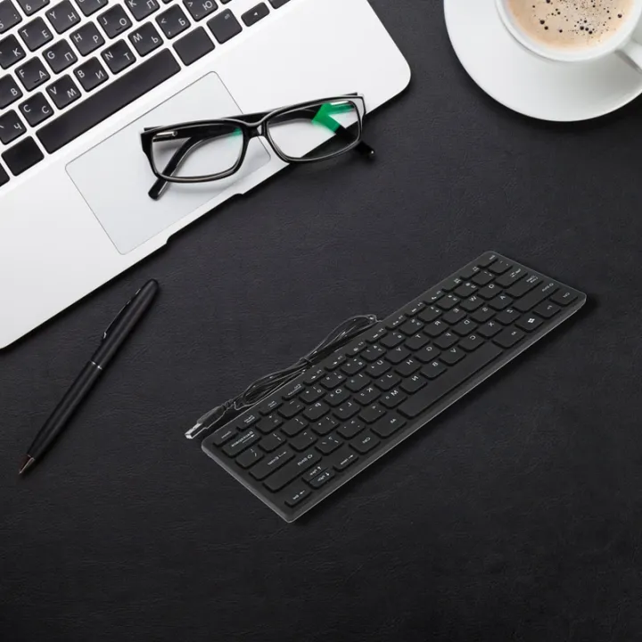 Wire%20Keyboard%20Ultra-Thin%20Quiet%20Small%20Size%2078%20Keys%20Mini%20Multimedia%20Usb%20Keyboard%20For%20Laptop%20Pc%20-%20Image%204