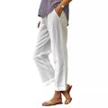 Women’s Pants Casual Loose Elastic Waist Trousers.