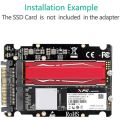 2 In 1 M.2 NVMe SATA U2 M.2 NVME SSD Key M Key B SSD To U.2 SFF-8639 Adapter PCIe M2 Converter Desktop Computer Parts. 