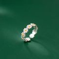 Double Finger Chain Rings For Women Tassel Butterfly Ring.