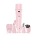 Facial Hair Removal for Women, 4 in 1 Professional Electric Razor Shaver for Women Waterproof Hair Remover Kit with Nose Hair Trimmer Eyebrow Trimmer USB Rechargeable Ladies Body Hair Trimmer Hair Removal Device Appliances Lady Shaver. 