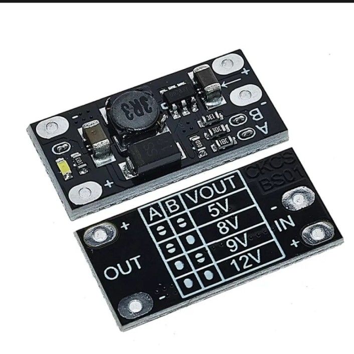 Mini DC-DC Boost Step Up 3V 3.2V 3.3V 3.7V 5V 9V to 12V Voltage Regulator PCB Board Module Can Set 5V/ 8V/ 9V - Compact DC-DC Converter