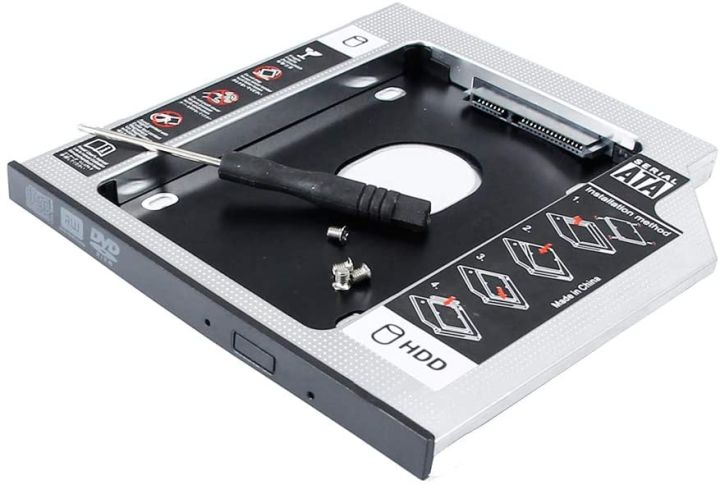 Second%20HDD%20Caddy%209.5mm%20Universal%20Sata%20Slim%20Hard%20disk%20Holder%20For%20Laptop%20CD/DVD%20Optical%20Drive%20Bay%20-%20Image%205