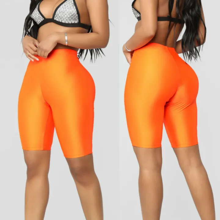 Ladies%20Womens%20Elasticity%20Yoga%20Shorts%20Cycling%20Shorts%20Dancing%20Neon%20Super%20Stretch%20Shiny%20High%20Waist%20Workout%20Out%20Fitness%20Leggings%20-%20Image%205
