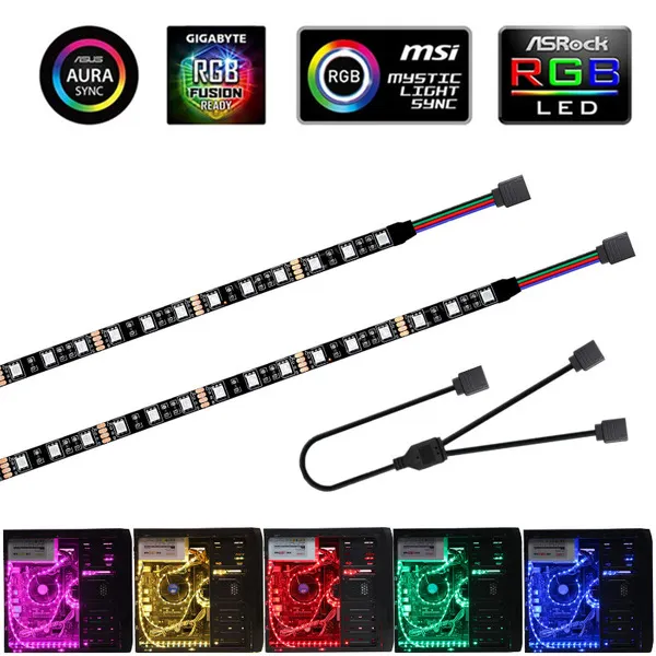 PC%20Computer%20SMD5050%204PIN%2012V%20RGB%20Strip%20Light%20for%20Modding%20PC%20Chassis%20LED%20Light%20Strip%20Compatible%20with%20ASUS%20Aura%20Sync,%20Gigabyte%20RGB%20Fusion,%20MSI%20Mystic%20Light,%20ASRock%20RGB%204Pin%20Header%20-%20Image%202