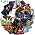 【happy one】Pcs/a lot Fantasy horror movie GREMLINS Stickers For Laptop Phone Fridge Skateboard Sticker For Toys. 