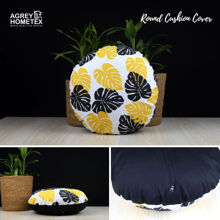 Exclusive%20Round%20Cushion%20Cover,%20Black%20&%20Yellow%20(14%E2%80%B3x14%E2%80%B3),%20Only%20Cover%20-%20Image%204