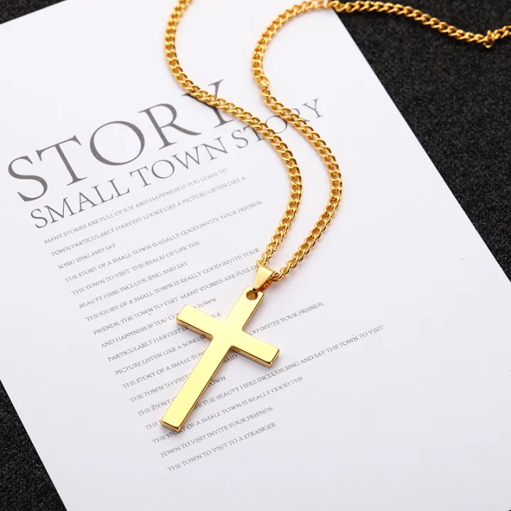 Fashionable%20Cross%20New%20Stainless%20Steel%20Necklace%20For%20Men%20-%20Image%206