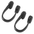 ABGZ-2X Black PVC Swimmer Swimming Nose Clip Ear Plug + Clear Case Unise-x. 