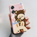 For Oppo A60 Case CPH2631 Cute Rabbit Panda Soft Silicone Back Cover for Oppo A60 OppoA60 A 60 4G Phone Case Protector TPU Funda.