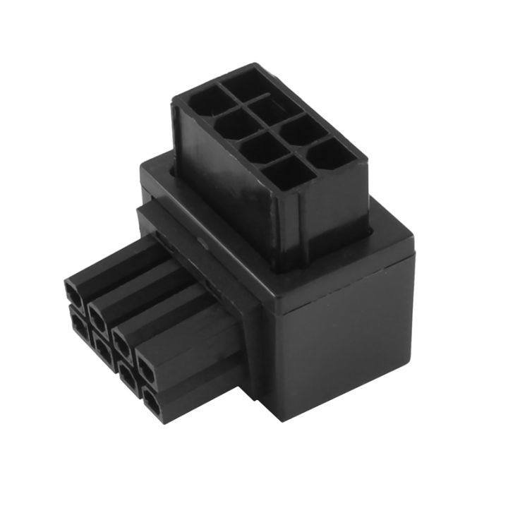 ATX 8Pin Female 90 Degree Angled to 8 Pin Male Power Adapter GPU Power Steering Connector ATX 8Pin Power Adapter for Graphics Video Card GPU