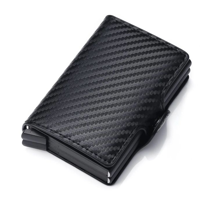 Carbon%20Fiber%20Credit%20Card%20Holder%20Mens%20Double%20Anti%20Rfid%20Bank%20Cardholder%20Case%20Wallet%20Metal%20Business%20Bank%20Minimalist%20Wallet%20Gift%20-%20Image%206