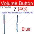 For Realme 7 7 Pro 6 6 Pro 7i 6i 6S 4G 5G Power Volume Side Button On OFF Power Volume Keys Side Buttons Replacement. 