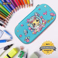 Qitong Barbie Doll Large Capacity Pencil Pouch Pencil Box for Girls & Boys School Supply Organizer for Students Stationery Case box jellyfish Cor.