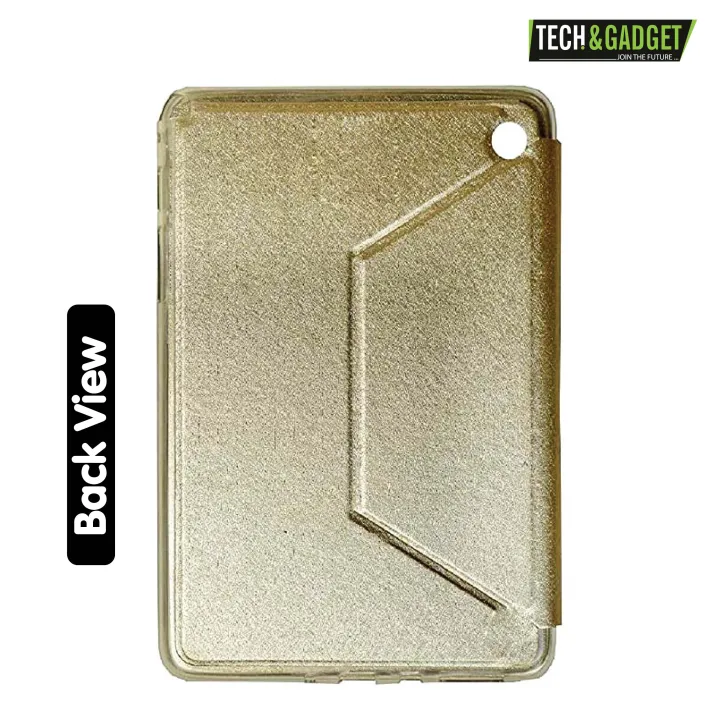 Samsung%20Galaxy%20Tab%20A7%20Lite%20(T225)%20Luxury%20Horizontal%20Flip%20Book%20Cover%20(Gold)%20+%20Tempered%20Glass%20Protector%20for%20Samsung%20Galaxy%20Tab%20A7%20Lite%20(T225)%20(2in%201%20Combo)%20-%20Image%203