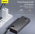 Baseus 20000mAh 22.5W Adaman Digital Display Quick Charger Power Bank Fast Charging - Black By Elover. 