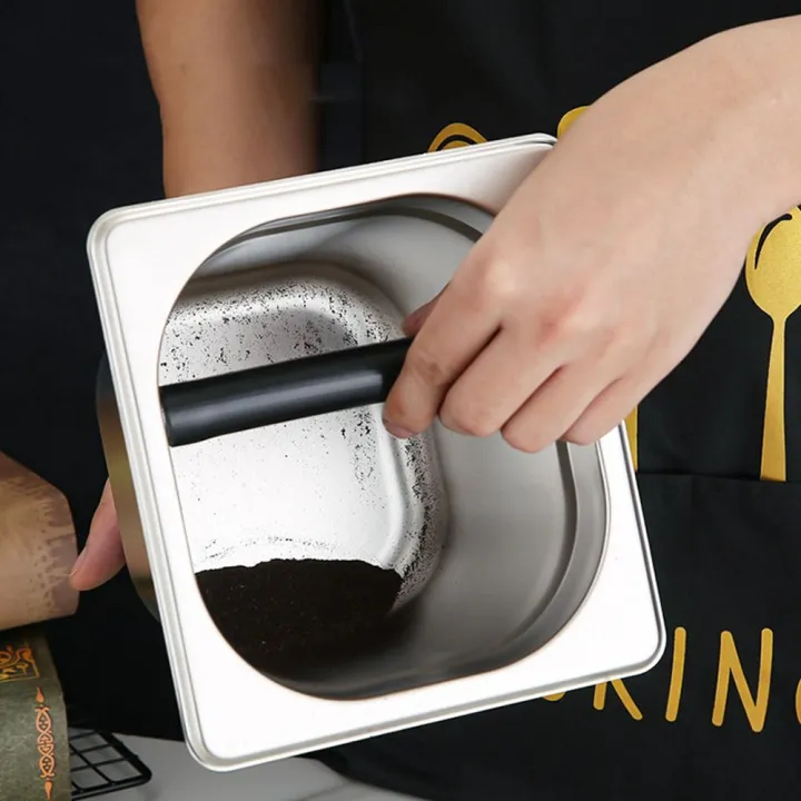 Oblong%20Semiautomatic%20Bar%20Tools%20Coffee%20Residue%20Bucket%20Coffee%20Appliance%20Coffee%20Knock%20Box%20Slag%20Drum%20Slag%20Tank%20Powder%20Slag%20Drum%20-%20Image%206