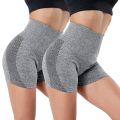1/2 PCS Seamless Running Shorts High Waist Gym Shorts Scrunch Butt Fitness Compression Shorts Push Up Biker Shorts Women.
