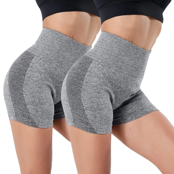 1/2%20PCS%20Seamless%20Running%20Shorts%20High%20Waist%20Gym%20Shorts%20Scrunch%20Butt%20Fitness%20Compression%20Shorts%20Push%20Up%20Biker%20Shorts%20Women%20-%20Image%204