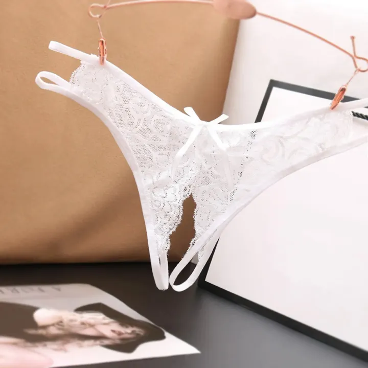 Lace%20Open%20Crotch%20Women'S%20T-Back%20Panties%20Sexy%20Lingerie%20Hollow%20Out%20G-String%20Seamless%20Low%20Waist%20Ultra%20Thin%20Thongs%20Underwear%20trussiki%20-%20Image%204