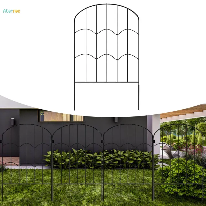 Garden%20Fence%20Panel%20Metal%20Border%20Edging%20Tall%20Decor%20Section%20Panels%20Flower%20Bed%20Fencing%20Patio%20Fences%20for%20Pets%20Stairs%20Outdoor%20Restaurant%20Dogs%20-%20Image%209