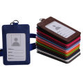 Women Business Bank Holder Name ID Card Cover Work Card Holders Metal Work Identity Badge With Lanyard Card Case Men.
