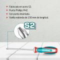 TOTAL Phillips screwdriver 6inch or 150mm,Good quality TSDPH2150.