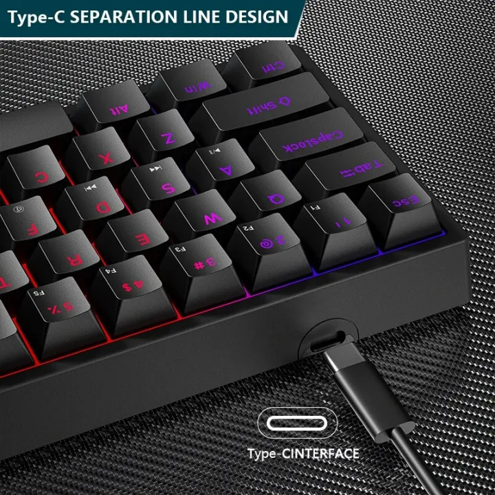 K620%20Mini%20Gaming%20Mechanical%20Keyboard%2061%20Keys%20RGB%20Hotswap%20Type-C%20Wired%20Gaming%20Keyboard%20PBT%20Keycaps%2060%25%20Ergonomics%20Keyboards%20-%20Image%205
