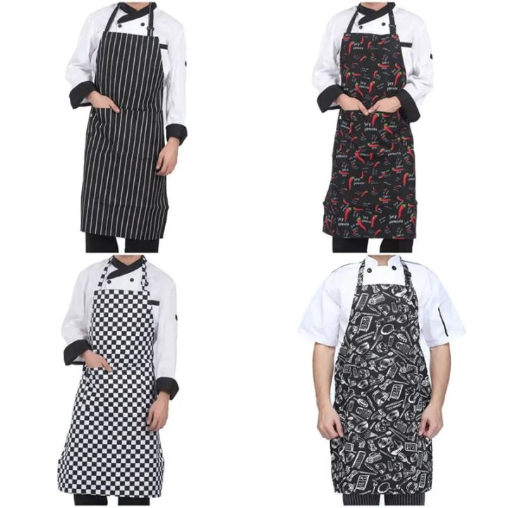 Adjustable%20Half-length%20Apron%20Striped%20Hotel%20Restaurant%20Chef%20Waiter%20Apron%20Kitchen%20Cook%20Apron%20With%202%20Pockets%20Best%20Gadgets%20-%20Image%202