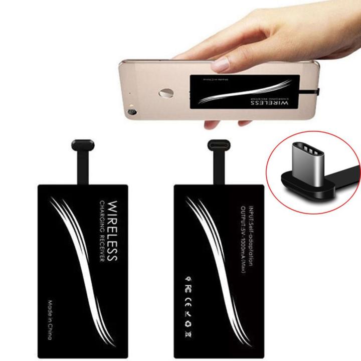 Type C Qi Wireless Charger Receiver for Samsung A90 A80 A70 A50