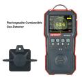 KOGEEK wintact High Precision Combustible Gas Meter Professional Portable Combustible Gas Detector with 120000 Data Logging LCD Display and Sound-light and Vibration Alarm. 