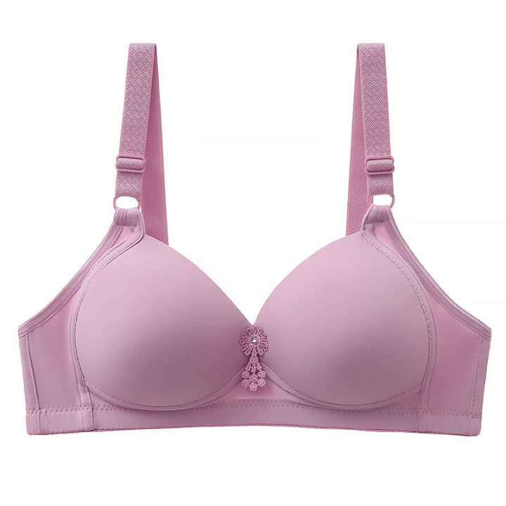 Cross-border%20plus-size%20thin%20glossy%20bra%20without%20underwires%20gathered%20three-breasted%20women's%20underwear%20factory%20direct%20supply%20-%20Image%205