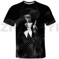 Funny TV Wednesday Addams 3D T-shirt I Hate Everything Graphic T Shirts Girls Oversized T Shirt Women Anime Tshirt Men Clothing. 