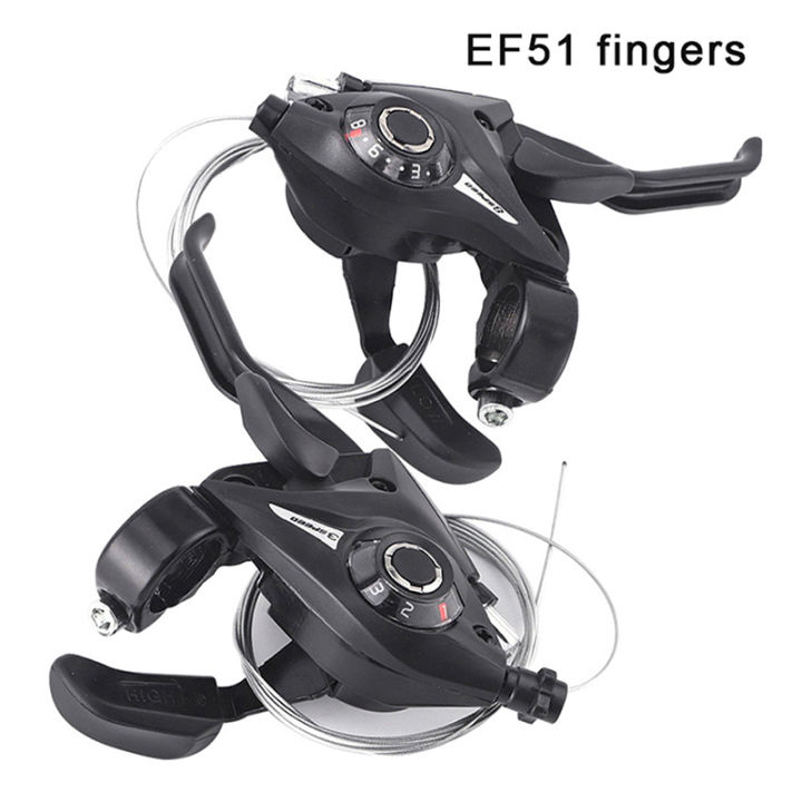 Bike Derailleurs 3x7 21 Speed Switch MTB Bicycle Shifter Levers Brake with Shift Cable Cycling Disc Handle for Bike Trekking Huiye