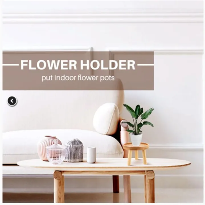 Wooden%20Plant%20Holder%20Small%20Round%20Table%20for%20Potted%20Plant%20Fish%20Tank%20Indoor%20Plant%20Pot%20Display%20Stand%202Pcs%20-%20Image%204