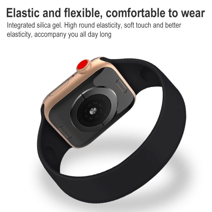 For%20Apple%20Watch%20Series%208&7%2041mm%20/%20SE%202&6&SE&5&4%2040mm%20/%203&2&1%2038mm%20Solid%20Color%20Elastic%20Silicone%20Watch%20Band,%20Size:L%20156mm%20-%20Image%204