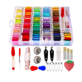 Friendship Bracelet String Kits with Organizer Storage Box, 100 Colors Embroidery Floss with Tools-Labeled. 