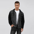 Trendy Denim Hoodie Jacket for Men | Stylish Blue Jean Jacket with Hood | Comfortable & Soft Fabric | Perfect for Winter, Casual & Biker Look | Fashionable Streetwear for Men | Durable, Warm & Modern Design | Best Price on Daraz.com.bd | Everyday Style. 