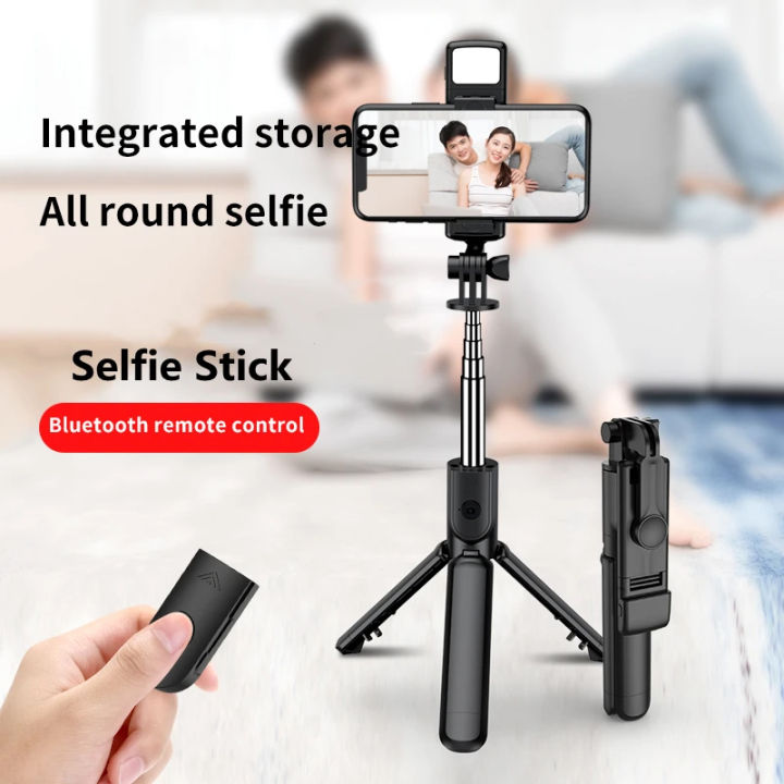Bluetooth%20Wireless%20Selfie%20Tripod%20with%20Fill%20Light%20360%20Degree%20Rotation%20Remote%20Shutter%20is%20Suitable%20for%20Travel%20Shooting%20-%20Image%205