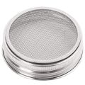 9x Stainless Steel Sprouting Jar Lid Kit for Superb Ventilation Fit for Wide Mouth Mason Jars Canning Jars.