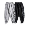 Spring and Summer New European Hop Letter Printing Track Sweatpants Men's Fashion Loose Street Casual Hop Ankle Banded Pants. 