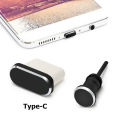 Type-C USB and 3.5mm Earphone Jack Anti-Dust Plug Set for Smartphones. 