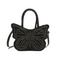 Unique Niche Design Bag 2024 New Women's Bag Popular Versatile Crossbody Bag Fashion Hand-Held Butterfly Bag. 