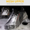 【selevn roind】 Breathable Men Work Safety Shoes Anti-smashing Steel Toe Cap Working Boots Construction Indestructible Work Sneakers Men Shoes.