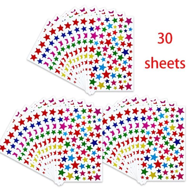 6/60Sheets%20Children's%20Stickers%20Star%20Stickers%20School%20Reward%20Behavior%20Chart%20Children's%20Handmade%20Clip%20Art%20Decoration%20-%20Image%207