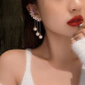 Fashionable zircon women earrings. 