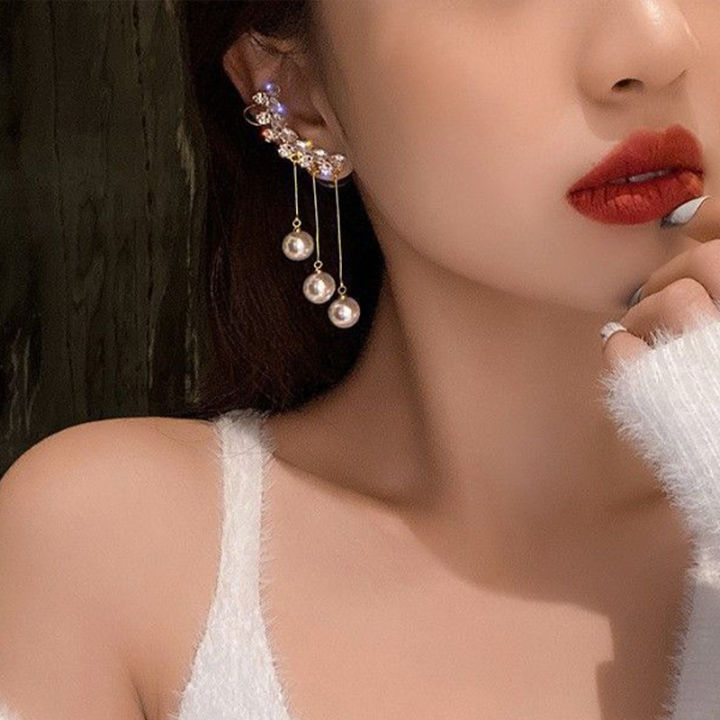 Fashionable zircon women earrings